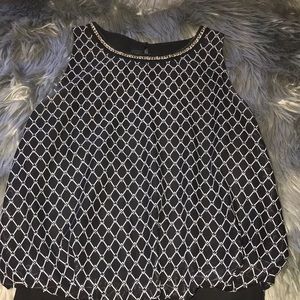 Black blouse w/ gold